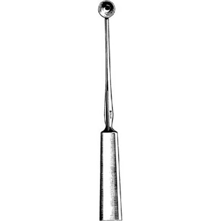 Sklar Sklar Chalazion Curette Meyhoefer 5 Inch Length Single-ended Solid Flat Handle Size 4, 3 mm Tip Straight Round Cup Tip - 65-3174