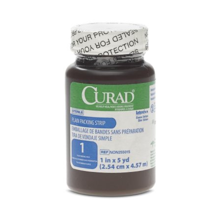 Curad - Wound Packing Strip Cotton Non-impregnated 1 Inch X 5 Yard Sterile - Medline - NON255015