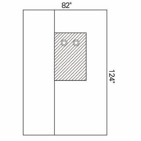O&M Halyard - Cardiovascular Drape Femoral Angiography Drape 82 W X 124 L Inch Sterile - 89705