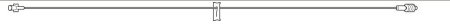 Baxter Extension Set 60 Inch 0.88 mL Priming Volume DEHP-Free - 2N3348