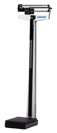 Health O Meter Health O Meter Platform Scale w Height Rod Balance Beam 400 lbs. Black / White Mechanical - 402LB