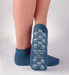 Principle Business Enterprises Pillow Paws Slipper Socks Teal Ankle High - 1096