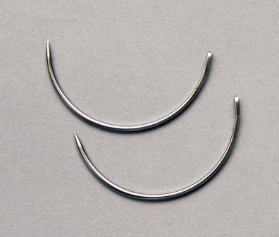 Aspen Surgical Products Richard-Allan Suture Needle 1/2 Circle Taper Point Needle Mayo Catgut Type Size 6 Needle - 216706