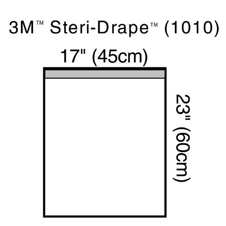 3M Steri-Drape - Surgical Drape Large Towel Drape 17 W X 23 L Inch NonSterile - 1010NSD