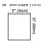3M Steri-Drape - Surgical Drape Large Towel Drape 17 W X 23 L Inch NonSterile - 1010NSD