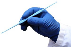 Olympus America Inc Gyrus Ear Curette Billeau Double-ended Handle Medium Tip Straight Oval Cup Tip / Fenestrated Round Tip - 130751