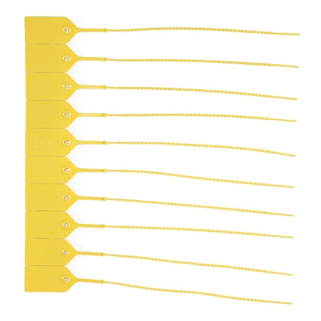 Health Care Logistics - Pull-Tight Seal UnNumbered Yellow Polypropylene 9 Inch - 7823