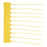 Health Care Logistics - Pull-Tight Seal UnNumbered Yellow Polypropylene 9 Inch - 7823