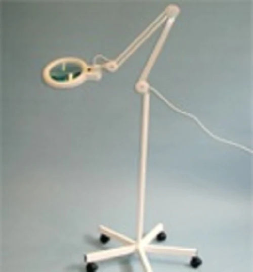 Brandt Industries - Magnifying Lamp Fluorescent Casters White 28 W - 43744