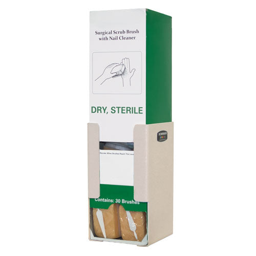 Bowman Manufacturing DISPENSER, SCRUB BRUSH PLAS BGE - CL006-0212-DSD