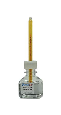 Thermco Accu-Safe - Liquid-in-Glass Thermometer Celsius 50° to 115°C Partial Immersion Door / Wall Mount Does Not Require Power - ACCOV700S