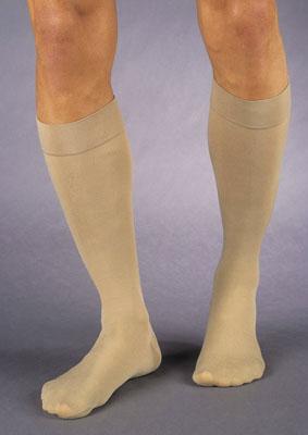 BSN Medical JOBST Relief Compression Stockings Knee High Large / Full Calf Beige Closed Toe - 114698
