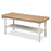 Clinton Industries TABLE, EXAM H-BRACE W/SHELF BLK 27" - 3200-27-3BK