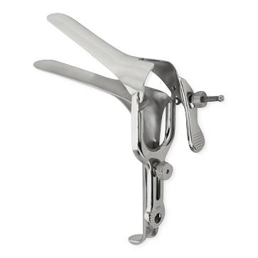 Centurion - Vaginal Speculum Pederson Sterile Stainless Steel Large Double Blade Duckbill Disposable Without Light Source Capability - Medline - 276VLST