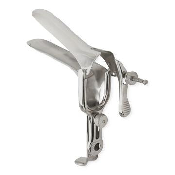 Centurion - Vaginal Speculum Pederson Sterile Stainless Steel Medium Double Blade Duckbill Disposable Without Light Source Capability - 276VMST
