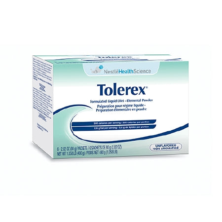 Nestle Healthcare Nutrition Tolerex Elemental Oral Supplement / Tube Feeding Formula Unflavored 2.82 oz. Individual Packet Powder - 10043900458059