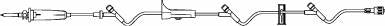 ADDitIV - Primary IV Administration Set 60 Drops / mL Drip Rate 115 Inch Tubing 3 Ports - V1488