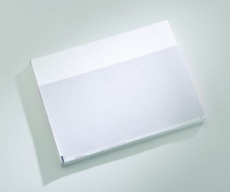 Welch Allyn ECG / EEG Recording Paper Thermal 8-1/2 X 11 Inch Fan-Fold Red Grid - 716-0237-00