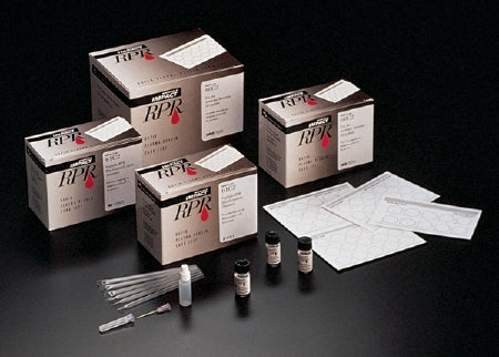 Alere Wampole Impact RPR Rapid Test Kit RPR Card Test Syphilis Screen Serum / Plasma Sample Non-CLIA Waived 50 Tests - 60C1