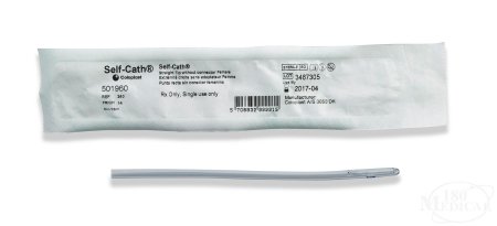 Coloplast Self-Cath Urethral Catheter Straight Tip Uncoated PVC 14 Fr. 6 Inch - 240
