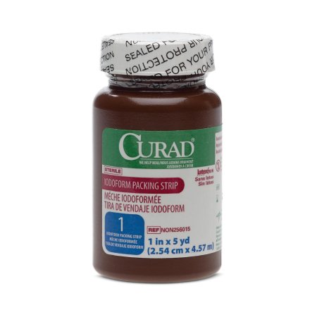 Curad - Wound Packing Strip Cotton Iodoform 1 Inch X 5 Yard Sterile - NON256015