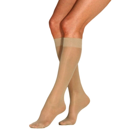JOBST Ultrasheer - Compression Stocking Knee High Large Sun Bronze Closed Toe - 119231