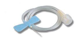 AirTite Products SecureTouch Scalp Vein Infusion Set 21 Gauge 3/4 Inch 12 Inch Tubing Without Port - 26704
