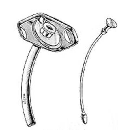 Miltex Tracheostomy Tube Jackson Improved Regular Size 6 Uncuffed - 23-1152SS
