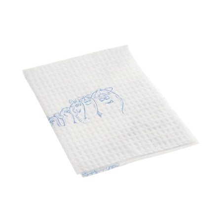 Tidi Choice - Procedure Towel 13 W X 18 L Inch White / Blue Cartoon Toes NonSterile - 918189