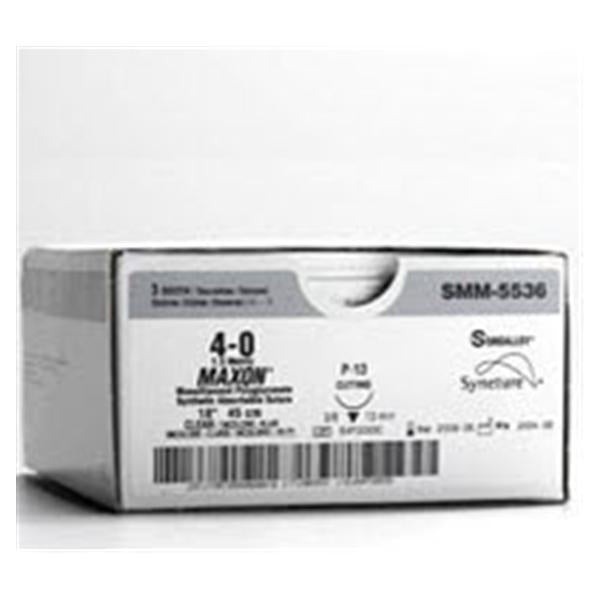 Medtronic MITG-Covidien Suture 6-0 Polyglyconate Copolymer P-10 Maxon Green 18" Monofilament 36/Ca - 8886653311