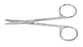 Miltex Vantage Strabismus Scissors 4 Inch Length Office Grade Stainless Steel Finger Ring Handle Straight Blade Blunt/Blunt - V95-312