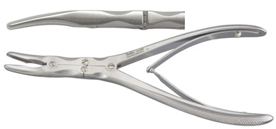 Miltex Rongeur 7 Inch L X 3 mm W, Beyer, Slightly Curved Jaws, Double Action - 19-844