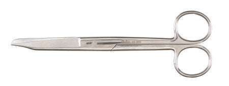 Miltex - Ingrown Nail Splitting Scissors 6 Inch Length OR Grade Stainless Steel NonSterile Finger Ring Handle Straight Blade Sharp Tip / Blunt Tip - 40-260