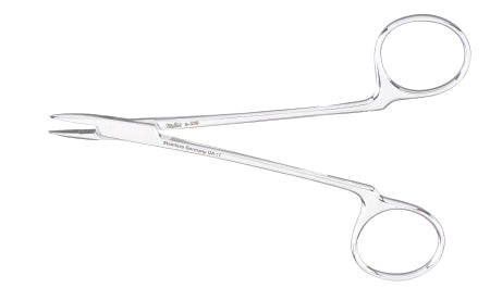 Miltex - Splinter Forceps Physicians 5 Inch Length OR Grade German Stainless Steel NonSterile NonLocking Finger Ring Handle Straight Pointed Tips - 6-330