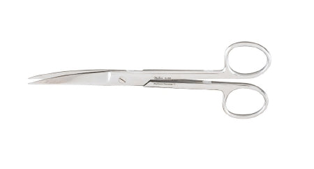 Miltex Miltex Operating Scissors 6-1/2 Inch Length OR Grade Stainless Steel (German) NonSterile Finger Ring Handle Curved Blade Sharp/Sharp - 14001