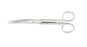 Miltex - Operating Scissors 6-1/2 Inch Length OR Grade German Stainless Steel NonSterile Finger Ring Handle Curved Blade Sharp Tip / Sharp Tip - 5-38