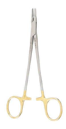 Miltex Needle Holder 6 Inch Serrated Jaws Finger Ring Handle - 8-44TC