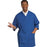 Fashion Seal Uniforms - Wrap Jacket Royal Blue Small Hip Length Reusable - 3255-S
