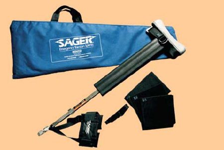 Minto Research & Development Sager S301 Form III Single Traction Splint Universal - S301