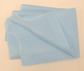 Tidi Products Tidi Ultiamte Stretcher Sheet Fitted 25 X 72 Inch Light Blue Polypropylene Disposable - 950551