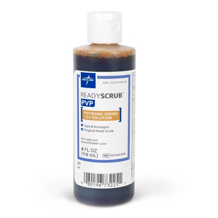 ReadyScrub - Surgical Scrub Solution 4 oz. Bottle 7.5% Strength Povidone-Iodine NonSterile - MDS093945