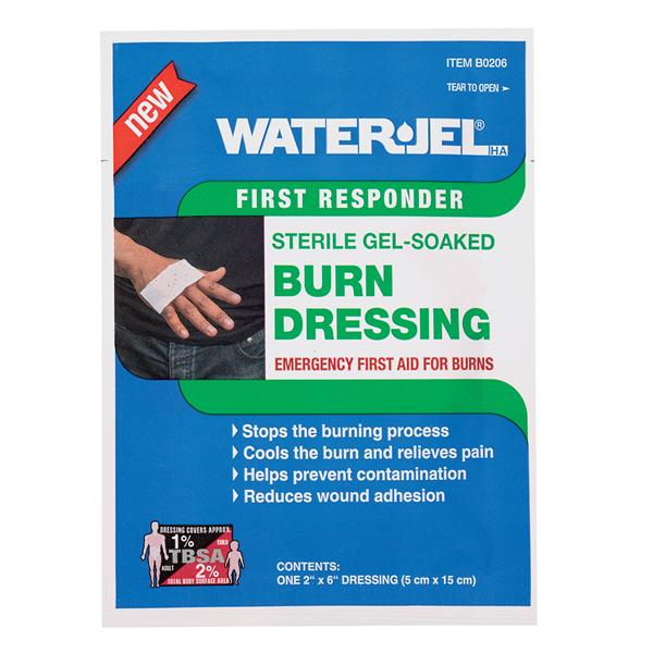 Waterjel Technologies Dressing Burn Water-Jel Gel 2X6" Sterile Each - B0206-60