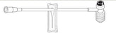 Baxter Interlink Extension Set 5 Inch 1 Port 0.84 mL Priming Volume DEHP-Free - 2N3327