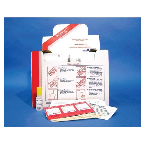 Helena Laboratories Coloscreen Fob Office Pack Test Kit F/ Phys Ofc Use W/ Acces 100 Triples 100/Ca - 5071