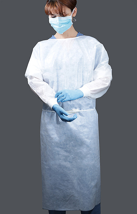 ValuMax 3265 ChemoGuard Impervious Gown – Knit Cuff - Size L/XL - Blue - 100 Per Case