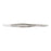 Miltex-Integra Forcep Uterine Hank 4-1/8" 0.6Mm Wide/Tying Platform Curved Stainless Steel Ea - 18-947