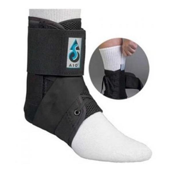 Medical Specialties Brace Stabilizer Aso 15-16" Ankle Nylon 15-16" Bilateral White Size 2X-Large Ea - 223187
