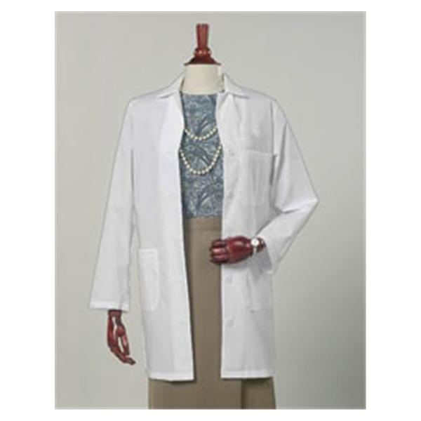 Fashion Seal Lab Coat 65% Polyester / 35% Cotton Womens White 3X Large 34.5 In Ea - 436-3XL