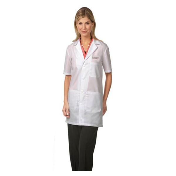 Fashion Seal Lab Coat Pharmacy 65% Polyester / 35% Cotton Unisex White X-Small 34 In Ea - 3409-XS