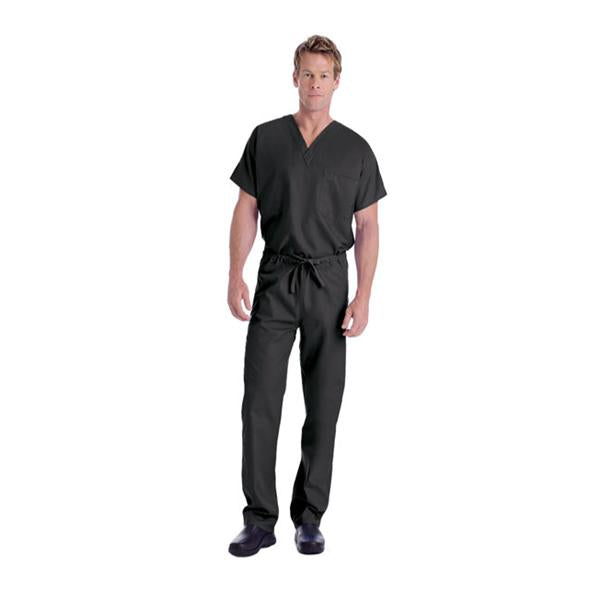 Landau Uniforms Pant Scrub Poly/Ctn Unsx Blk 3Xl Pet Rvrsbl 2Pckt Ea - 7602-BKP-P3X